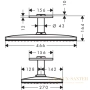 верхний душ hansgrohe rainmaker select 460 1jet 24002400