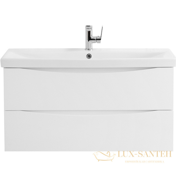 тумба под раковину belbagno marino-cer marino-cer-800-2c-so-bl-p 80 см подвесная, bianco lucido