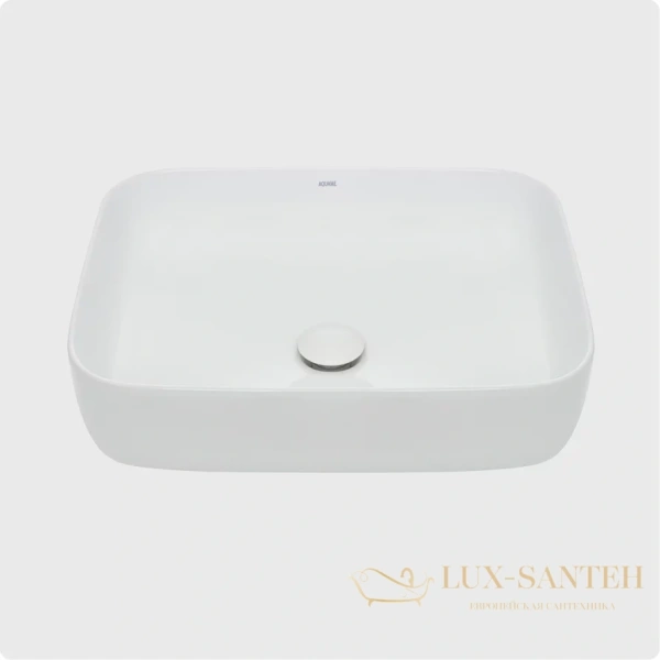 раковина накладная aquame aqm5010mw, 500*390 мм, белый матовый