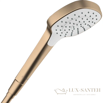 ручной душ hansgrohe croma select e 1jet 26814140 шлифованная бронза