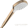 ручной душ hansgrohe croma select e 1jet 26814140 шлифованная бронза