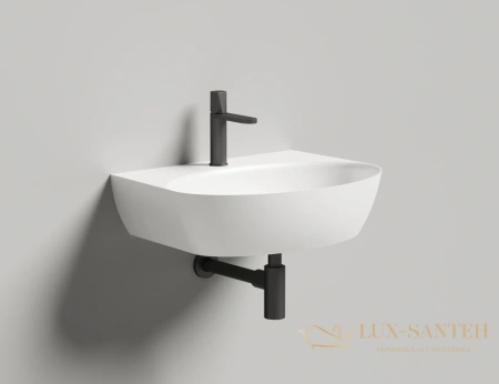 раковина salini alda 140322m s-stone 58x45 см, белый