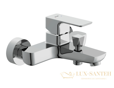 смеситель cersanit geo для ванны, 63040, цвет хром