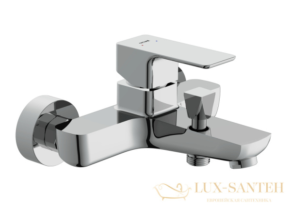 смеситель cersanit geo для ванны, 63040, цвет хром