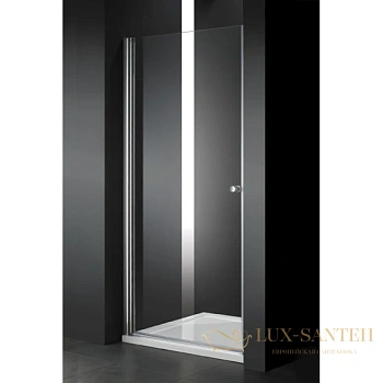 душевая дверь cezares elena-b-1 elena-w-b-1-90-p-cr-l распашная 90 см, стекло рифленое