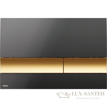 кнопка управления alcaplast m1728-5, черный-золото