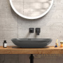 раковина накладная villeroy&boch loop&friends 4a4901i4 56x38 см, graphite ceramicplus, графит матовый