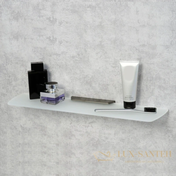 полка стеклянная wasserkraft wiese k-8924 53 см, оружейная сталь