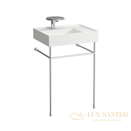 раковина laufen kartell by 8.1033.4.000.158.1 универсальная 60 см, белый глянцевый
