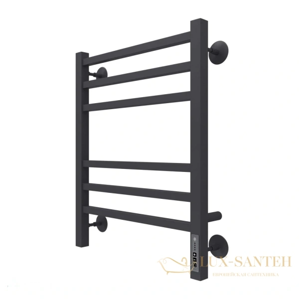 полотенцесушитель электрический terminus ватикан 4670078527516 п6 450x600 кс 9005 черный матовый