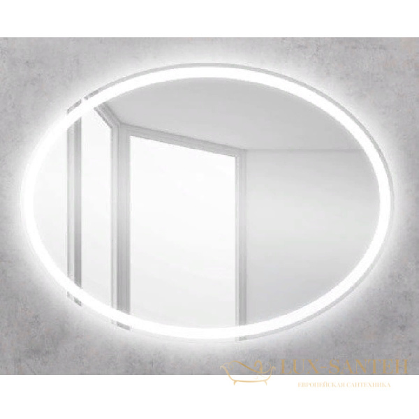 зеркало belbagno spc spc-vst-750-900-led-btn 75 см с кнопочным выключателем, с подсветкой 