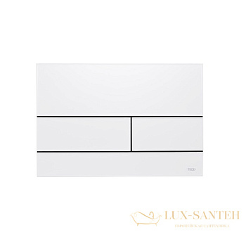 металлическая панель смыва tece tecesquare ll 9240832, белый глянцевый