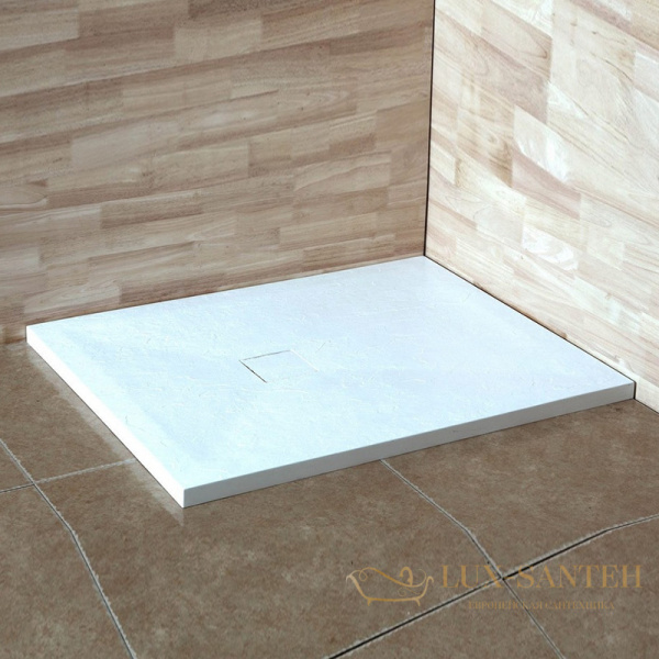 душевой поддон rgw stt 16152911-01 из искусственного камня st-0119w 90x110x2,5, белый