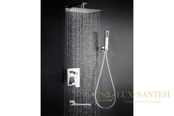 встраиваемый душевой комплект almaes elbe tvz-0812 на 3 положения хром.