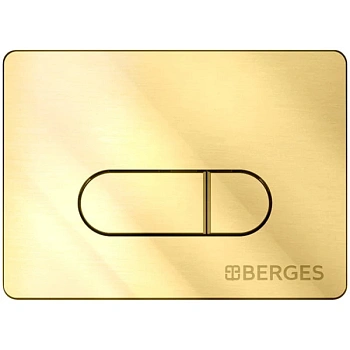 кнопка berges drop 040039 для инсталляции novum d9, золото