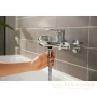 смеситель для ванны c душем hansgrohe rebris e 72450000, хром