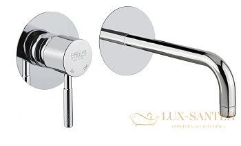 встраиваемый смеситель fiore xenon 44cr7547 для раковины с круглым основанием, хром