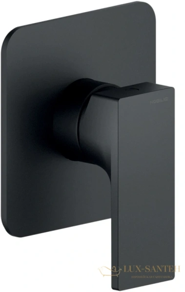 смеситель для душа nobili seven, se124108bm velvet black, цвет черный