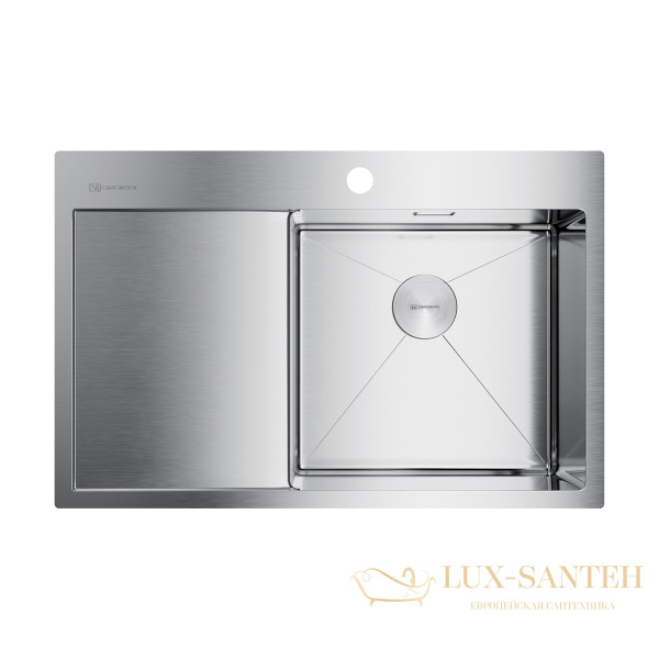 кухонная мойка omoikiri akisame 78-in-r нерж.сталь х нержавеющая сталь, 4973061