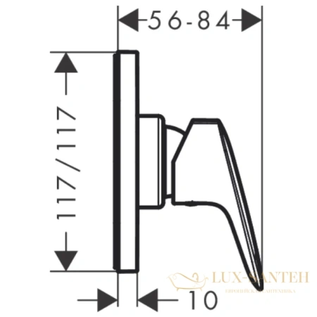 смеситель для душа hansgrohe logis 71604000