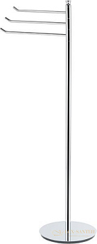 стойка stil haus hashi 1123/3(08) h85,5 см: 3 полотенцедержателя, хром