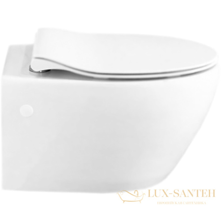 подвесной унитаз belbagno prospero bb507b без сиденья, белый