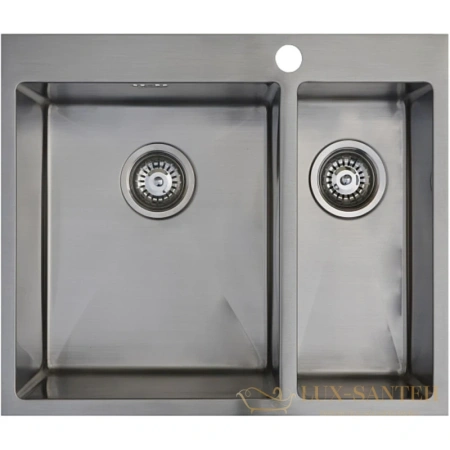 кухонная мойка seaman eco marino smb-6151drs.a, нержавеющая сталь
