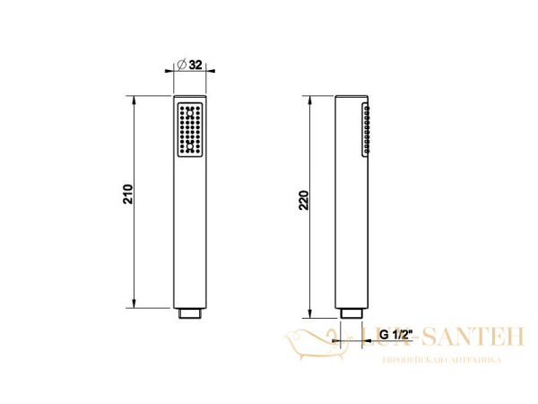 ручной душ gessi 14372.031, хром