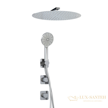 душевая система встраиваемая для душа 400 мм wasserkraft mosel a4651.293.090.117.271.087.127, хром