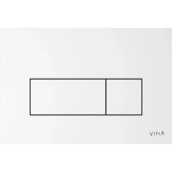 смывная клавиша vitra root square 740-2300, белый