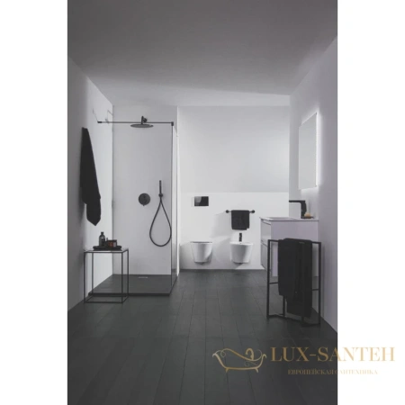 душевая лейка ideal standard idealrain bc774xg, черный матовый