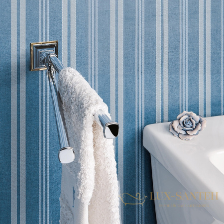 полотенцедержатель двойной colombo design portofino b3212, хром