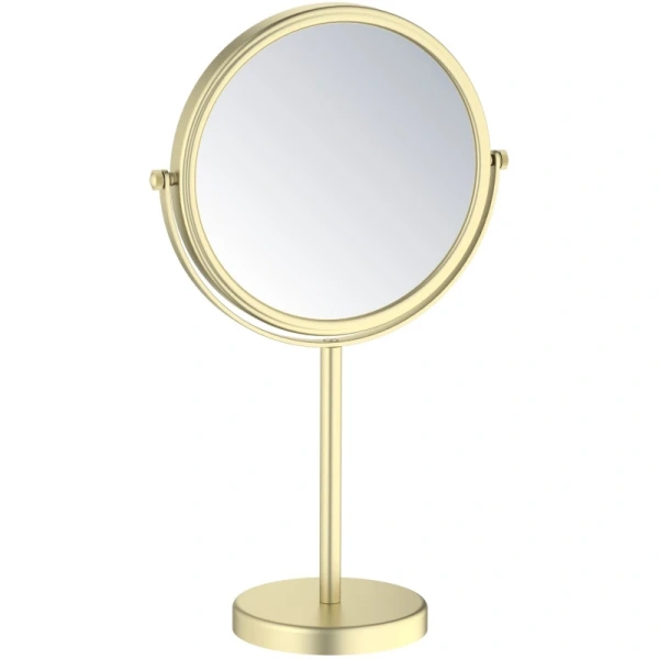 косметическое зеркало timo saona 13274/17 x 5, золотой матовый