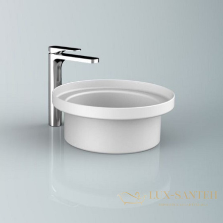 раковина artceram fuori scala tfl032 01 00 ø 403 мм, белый