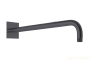 держатель верхнего душа 420 мм, almar shower arms e021116.gm, настенный, оружейная сталь матовый pvd