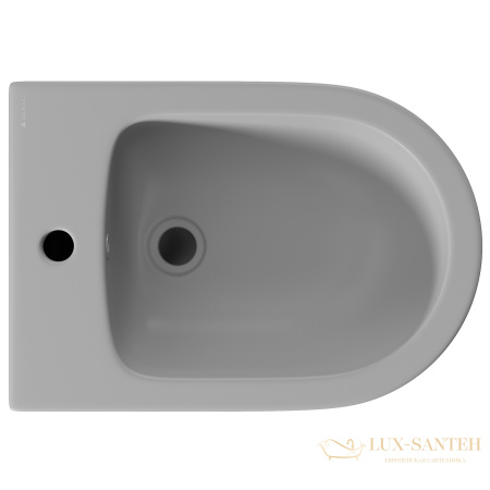 биде подвесное aqueduto ovo, ovo0330, 525*365, серый матовый