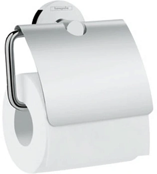 держатель туалетной бумаги hansgrohe logis universal 41723000, хром