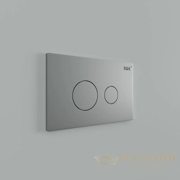 клавиша смыва d&k venice db1029002 для инсталляции, матовый хром