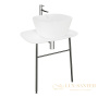 столешница vitra plural 70 см, пристенная, низкая, 62561, цвет белый