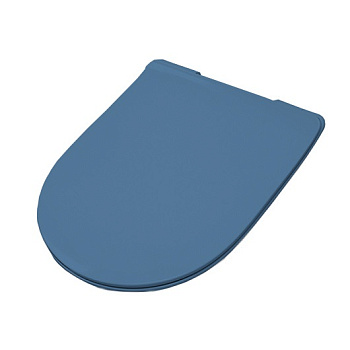 сиденье artceram file 2.0 slim fla014 38 для унитаза с крышкой softclose, blue avio matt