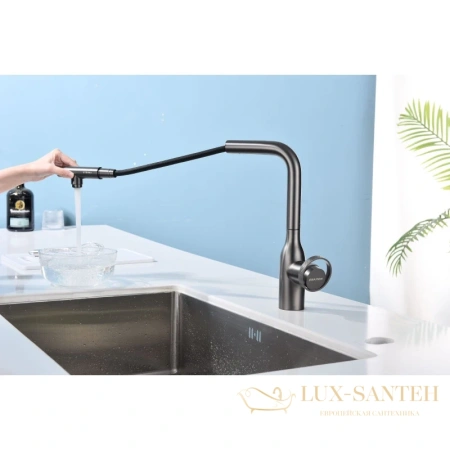 смеситель paulmark urban ur213104-b для кухни с подключением к фильтру, беретта