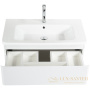 тумба под раковину belbagno albano-cer albano-cer-1050-2c-so-bl 105 см подвесная, bianco lucido