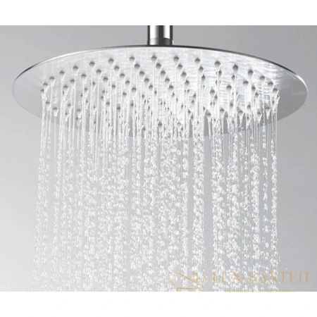 душевой комплект wasserkraft wern a12497 250 мм, никель