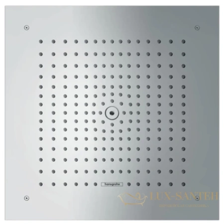 верхний душ hansgrohe raindance e 400/400 1jet ecosmart 9 л/мин хром 26253000