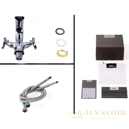 смеситель для раковины d&k hessen.goethe da1382141, хром