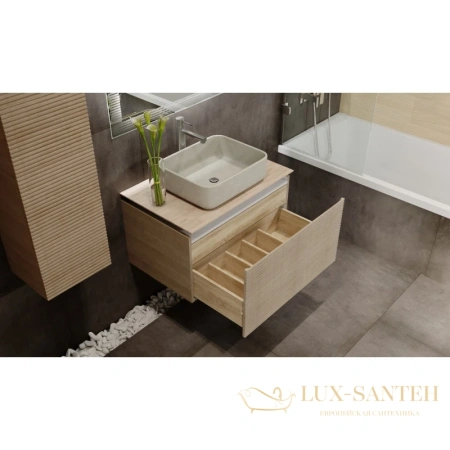 тумба jorno karat kar.01.80/p/bul 80 см, бук светлый 