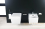 подвесной унитаз gessi rettangolo 37573.518, белый