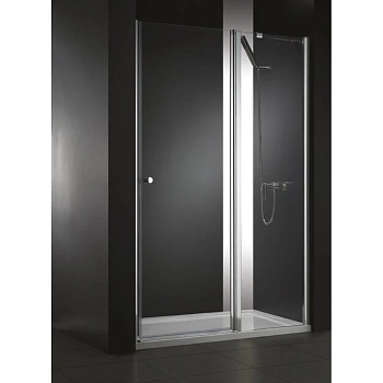 душевая дверь cezares elena-b-12 elena-w-b-12-110-p-cr-r распашная 110 см, стекло текстурное