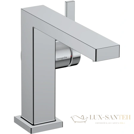 смеситель для раковины hansgrohe tecturis e coolstart ecosmart 73020000, с донным клапаном, хром
