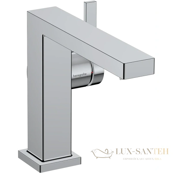 смеситель для раковины hansgrohe tecturis e coolstart ecosmart 73020000, с донным клапаном, хром